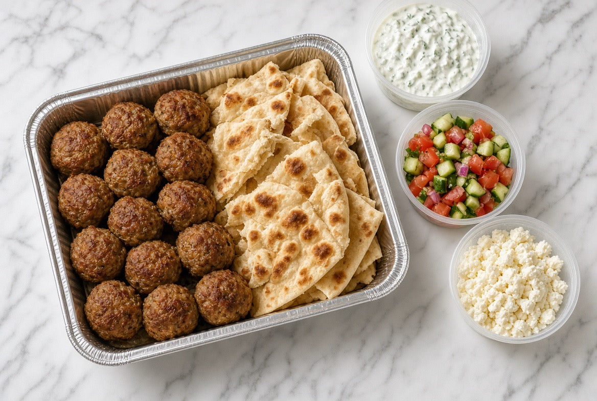 Greek Meatball Gyros